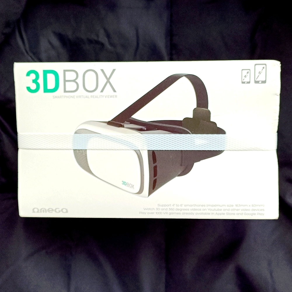 VR BOX HEADSET 3D BOX OMEGA VIRTUAL REALITY FOR ANDROID NEW